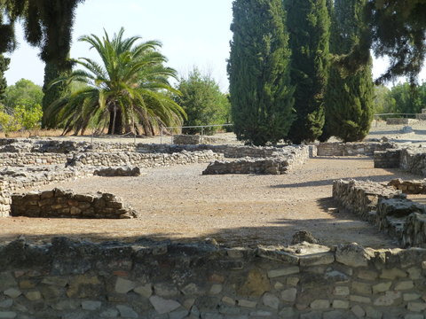 Ancient roman city of Italica, Santiponce, near Seville.Andalusia, Spain
