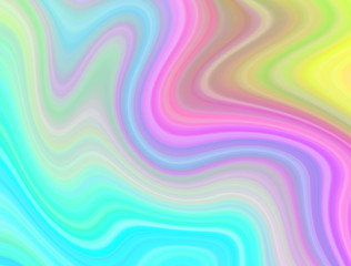 Rainbow fluid waves pattern design background.