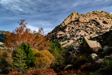 Pedriza park, Madrid, Spain.