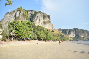 Krabi, rajska plaża, Tajlandia, Azja