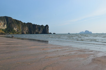 Krabi, rajska plaża, Tajlandia, Azja