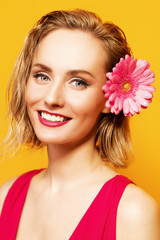 Fototapeta premium smiling beautiful girl