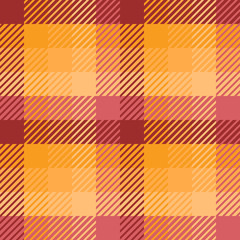 Plaid or tartan vector is background or texture in many color