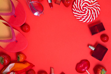 Set of summer women's accessories