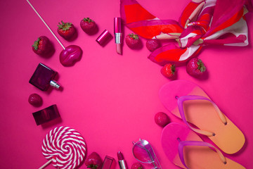 Set of summer women's accessories