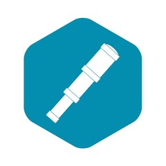Spyglass icon. Simple illustration of spyglass vector icon for web