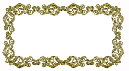 vintage floral frame