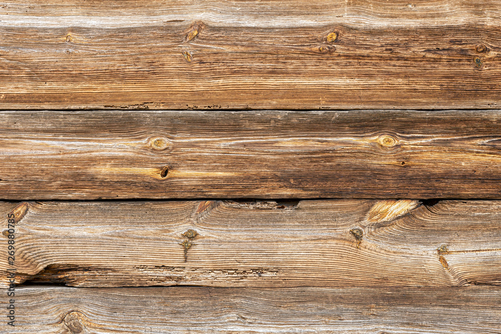 Wall mural the old wood texture with natural patterns