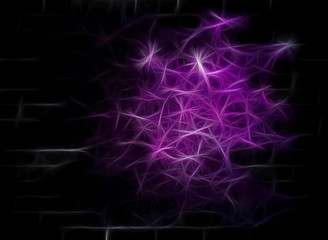 Inferno stylized tongues of flame pattern on dark background.