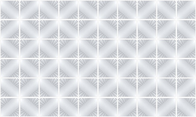 Fototapeta premium 3d rendering. seamless gray modern square grid art pattern ceramic tiles design texture wall background.