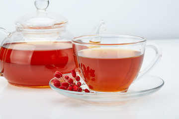 Tea with barberries