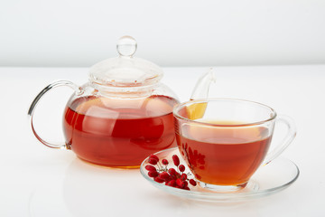 Tea with barberries