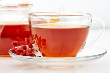 Tea with barberries