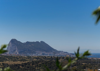 Peñón de Gibraltar visto desde la ciudad de San Roque, CADIZ © Juanma