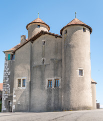 Fototapeta premium Commanderie de Compesières à Bardonnex en Suisse dans le Genevois