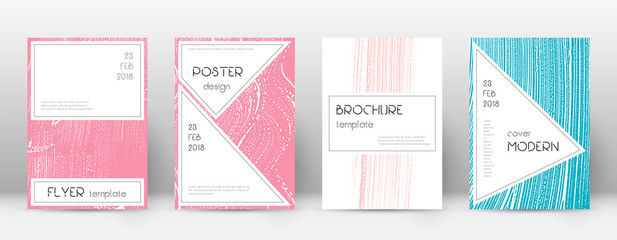 Cover page design template. Stylish brochure layou