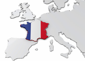 Franch Map - 3D