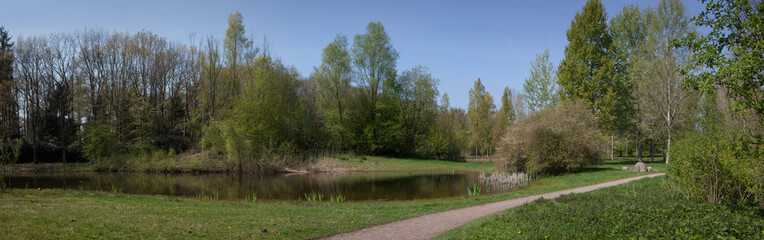 Fototapeta na wymiar Arboretum Losser Dinkelland Netherlands