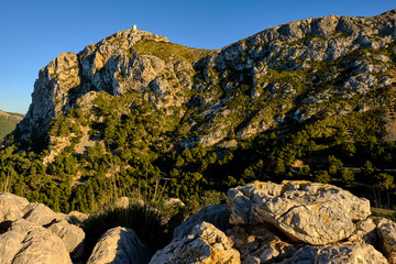 Obraz premium Landschaft und Steilküste auf der Halbinsel Formentor, Mallorca, Balearen, Spanien