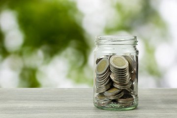 Saving money concepts.