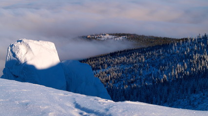 Karkonosze Zima - Góry Sudety