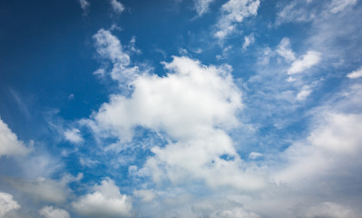 white clouds in sky