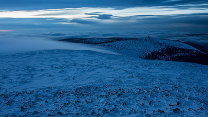 Karkonosze Zima - Góry Sudety