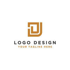 Obraz premium logo design inspiration for companies from the initial letters of the DU logo icon. -Vector