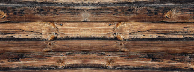 Banner сracked dirty shabby wooden old texture.