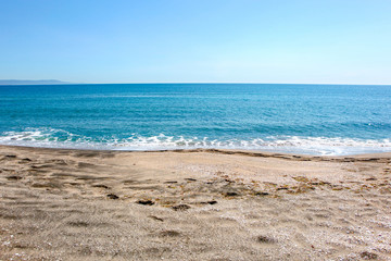 Beautiful Beach And Incredible Sea In Pomorie, Bulgaria.