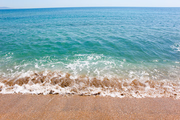 Beautiful Beach And Incredible Sea In Pomorie, Bulgaria.