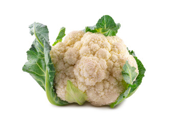 cauliflower isolated on white background