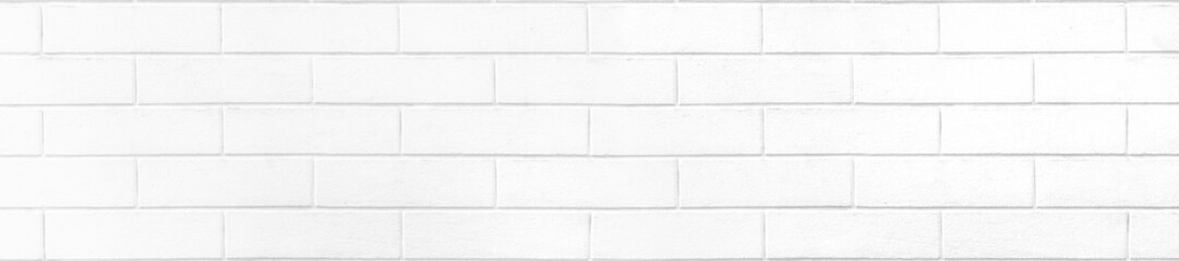 White brick wall texture or pale soft color brick wall as background.