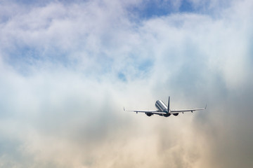 Fototapeta na wymiar Abflug eines Flugzeuges