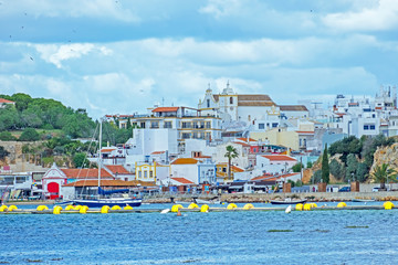 Harbor from Alvor in the Algarve Portugal