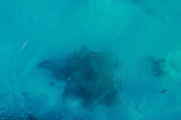 diver exploring cave