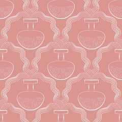 Arabic seamless ornament. Abstract background.