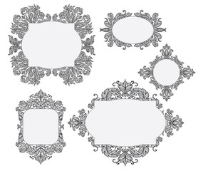 set of vintage frames