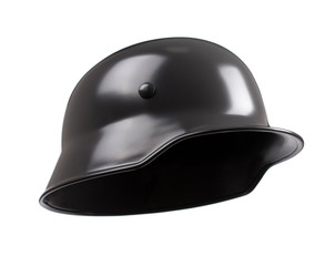 Fototapeta premium German army helmet isolated on white