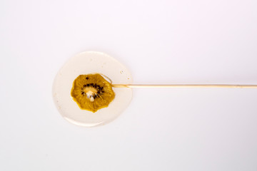 candy lollipop on a white background