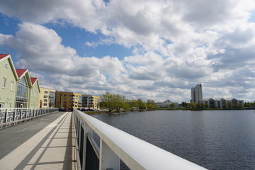 Fototapeta premium bridge over the river