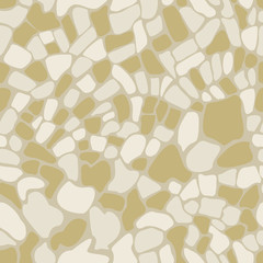 Fototapeta premium Modern seamless abstract vector sand military camouflage background.