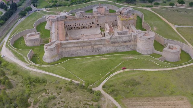 Salses Fortress  is a rare example of the transition between medieval castle and the fortresses of the modern period