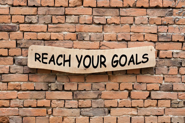 Fototapeta na wymiar Reach Your Goals