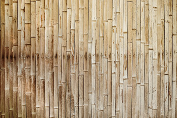 Old bamboo  faded background fence