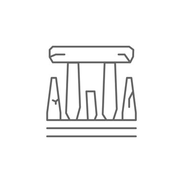 recommend clip art: history, Stonehenge, monuments outline icon