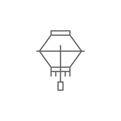 Diwali, lamp, ornament icon. Element of Diwali icon. Thin line icon for website design and development, app development. Premium icon