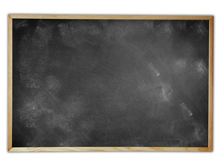 Empty framed blackboard