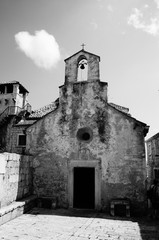 kościół na starym rynku w Chorwacji