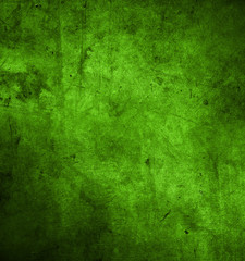 Green grunge dark textured concrete stone wall background